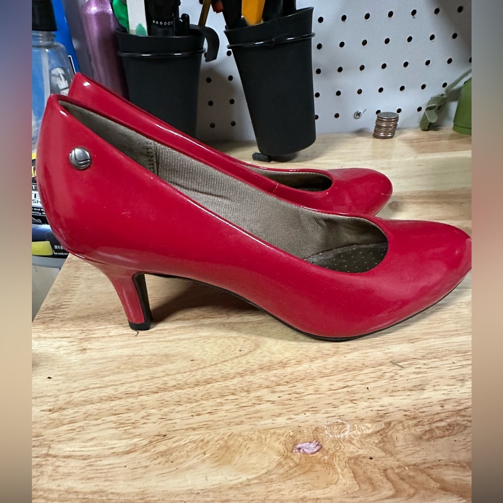 Life Stride Red Women's Heels